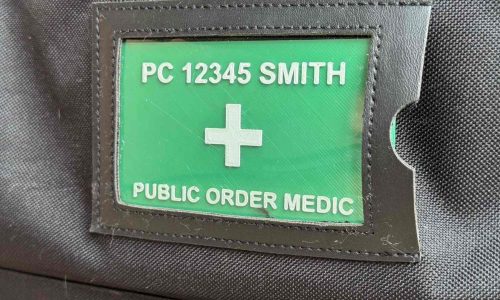 Kit Bag Window for a Public Order Medic inside a kit bag window Kit Bag Window for a Public Order Medic inside a kit bag window